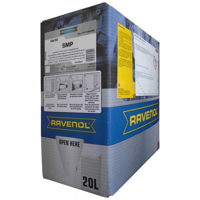 Моторное масло RAVENOL Sae 5W30 Hdx Ecobox 20л 4014835858657