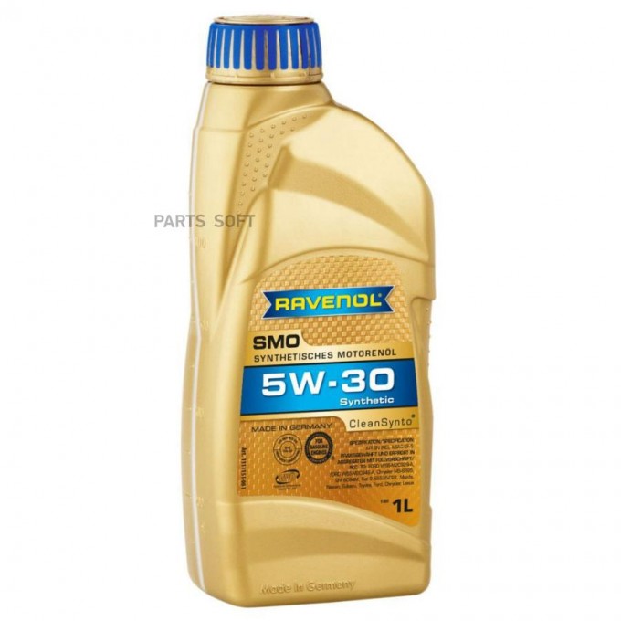 Моторное масло RAVENOL Sae 5w30 Smo 1л 4014835860117