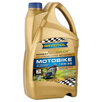 Моторное Масло RAVENOL Racing 4-T Motobike Sae 10W-50 (4Л)