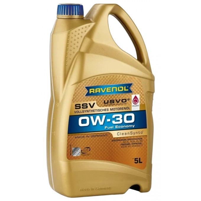 Моторное Масло RAVENOL Ssv Fuel Economy Sae 0W-30 ( 5Л) New 4014835867536