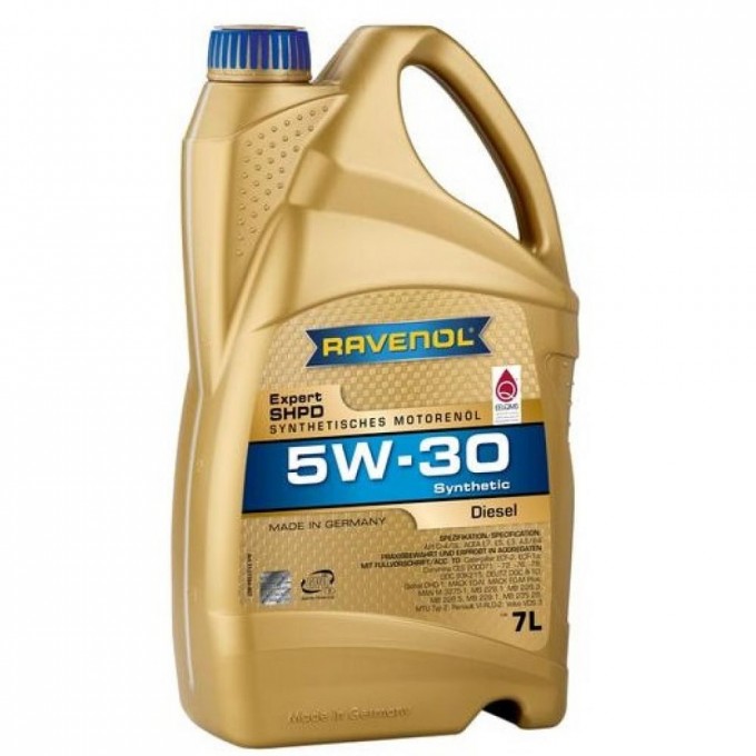 Моторное масло RAVENOL Sae Expert Shpd 5W30 7л 4014835867949