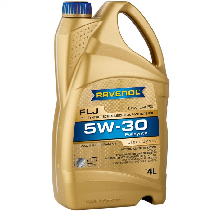 Моторное масло RAVENOL FLJ 5W-30, 4 л 718441100