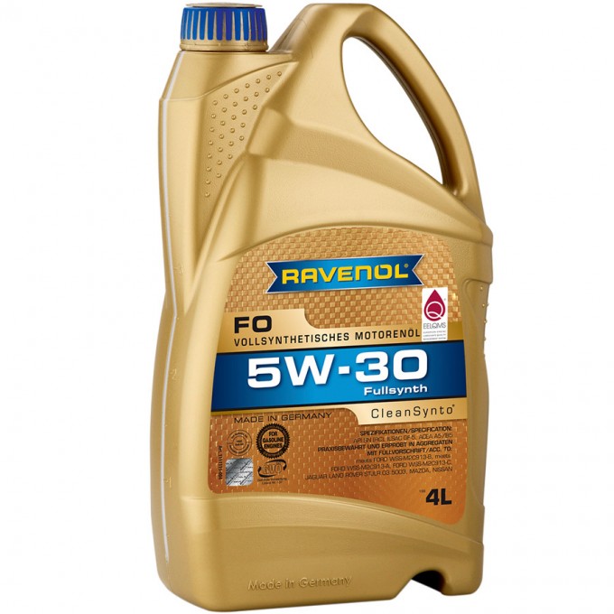 Моторное масло RAVENOL FO 5W-30, 4 л 718441300