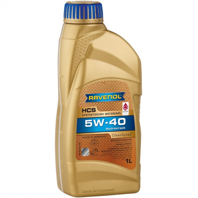 Моторное масло RAVENOL HCS 5W-40, 1 л 718529300