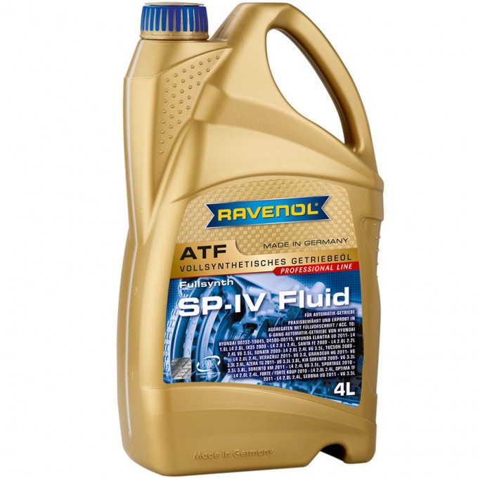 Масло трансмиссионное RAVENOL ATF SP-IV Fluid 4л 718539800