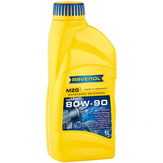 Масло трансмиссионное RAVENOL Getriebeoel MZG 80W90 1л 718541400